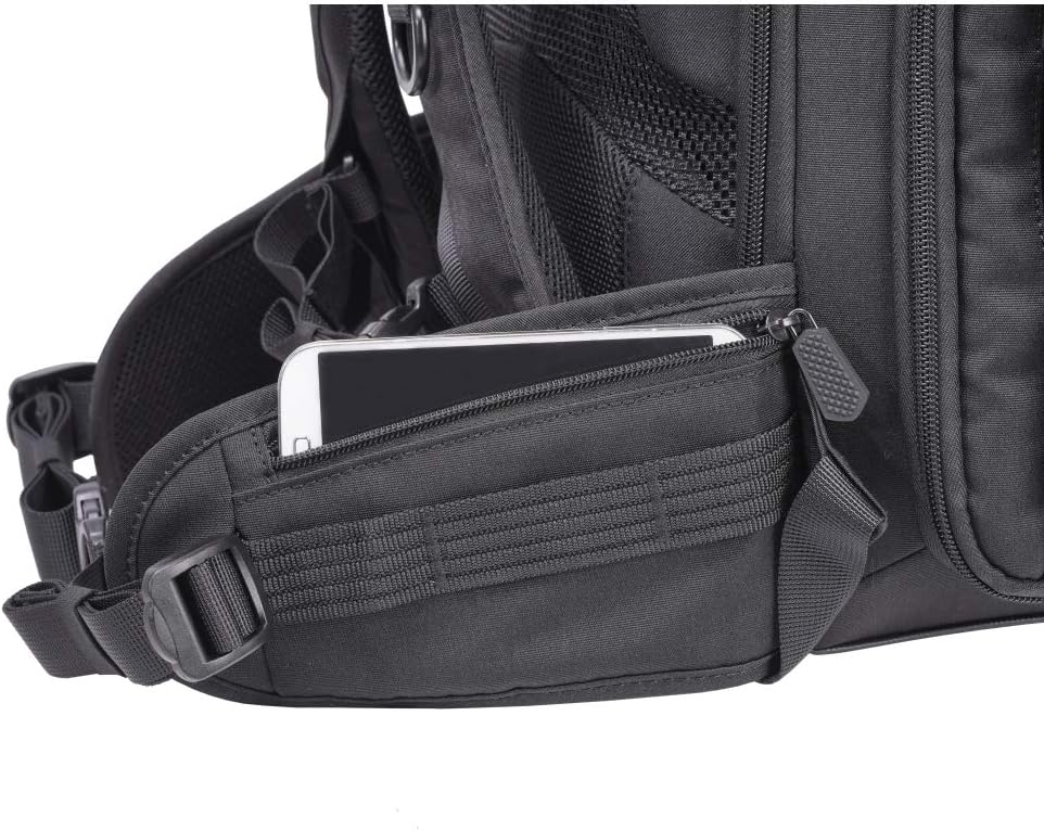 Vanguard VEO Range T48 Rucksack für Pro DSLR/spiegellose Kameras, taktischer Stil, Schwarz Veo Range