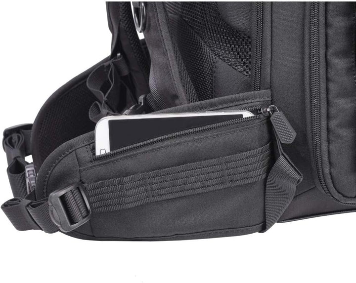 Vanguard VEO Range T48 Rucksack für Pro DSLR/spiegellose Kameras, taktischer Stil, Schwarz Veo Range