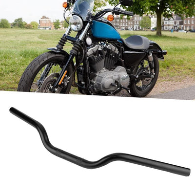 Motorrad Lenker, KIMISS 25mm/1.0" Drag Bar Custom Hand Bar Stahl Lenker Universal für XL 883 1200 (S