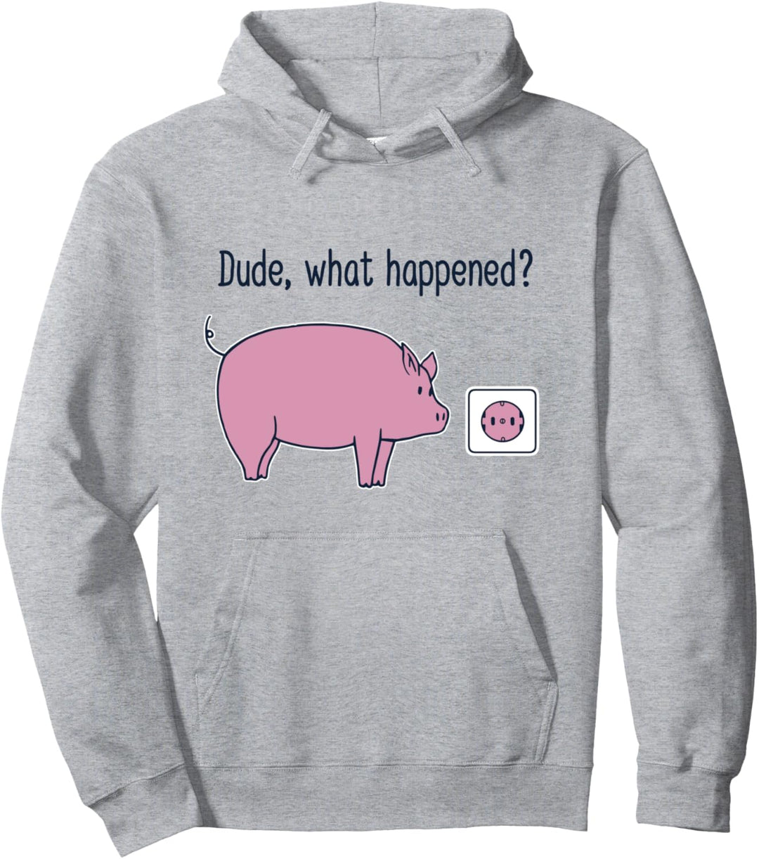 Steckdose Fun Elektriker - Cooles Schwein Ferkel Sau Spruch Pullover Hoodie