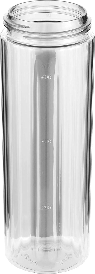 ZWILLING 2 in 1 Trinkflasche und Mixbehälter Inkl. Verschluss Füllmenge: 600 ml Transparent/Schwarz