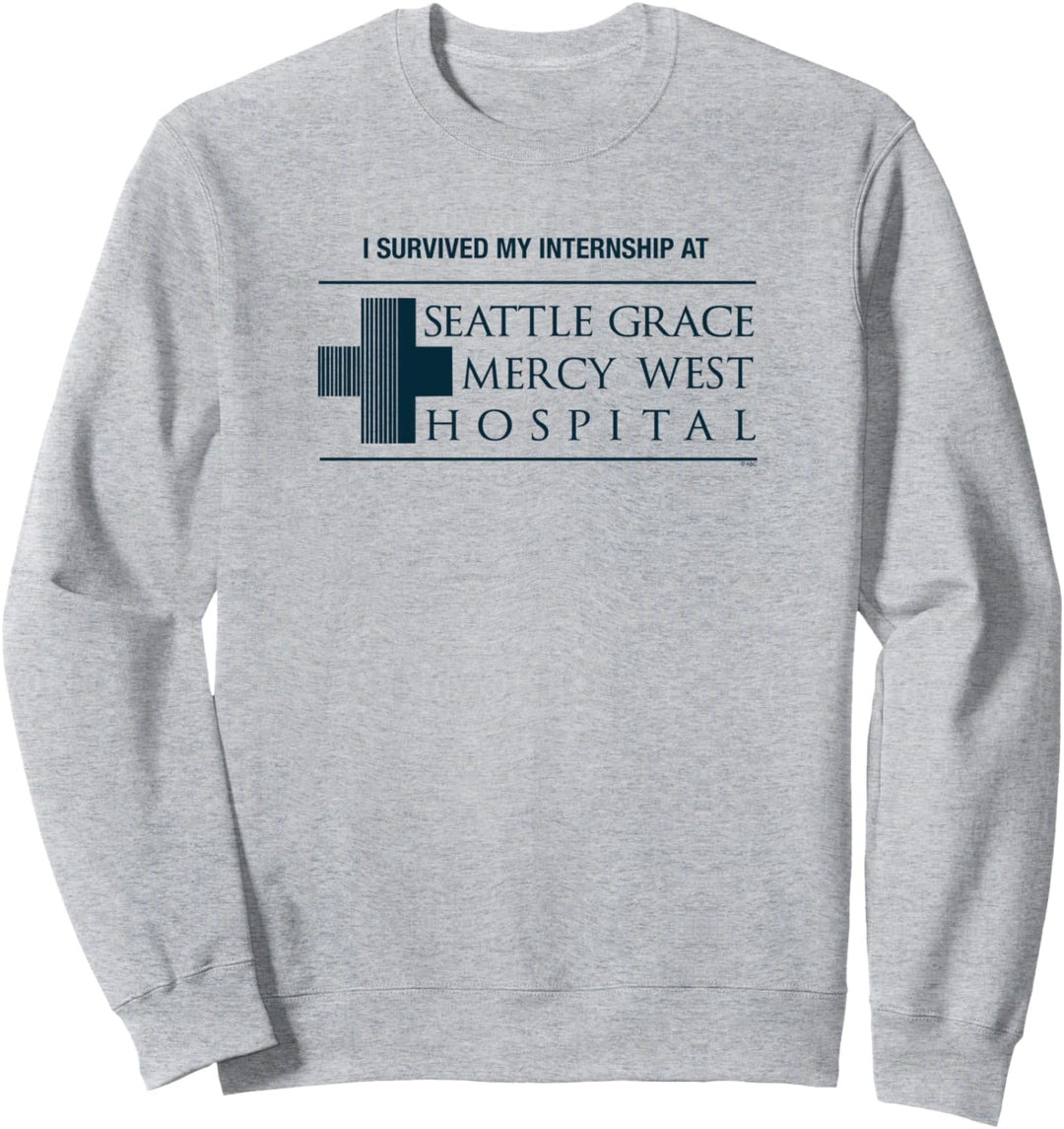 Grey's Anatomy Ich habe mein Praktikum Überlebt Sweatshirt