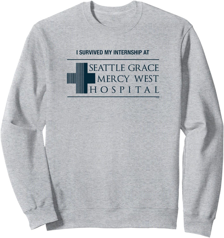 Grey's Anatomy Ich habe mein Praktikum Überlebt Sweatshirt