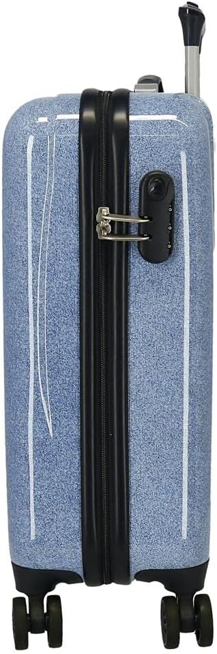 Disney Minnie Make it Rain Bows Kabinentrolley, Blau, 38 x 55 x 20 cm, Hartplastik, seitlicher Kombi