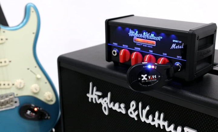 Xvive U2 Wireless Digital Transmitter/Receiver System for Guitar, Bass and Other Instruments, Rechar
