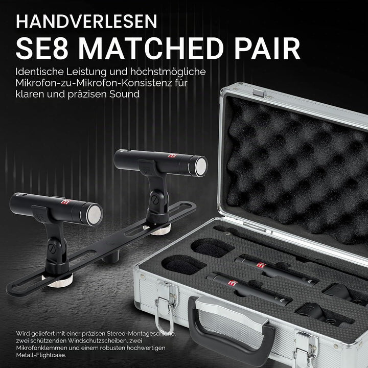 SE ELECTRONICS SE8 Stereo Set Schwarz, Schwarz