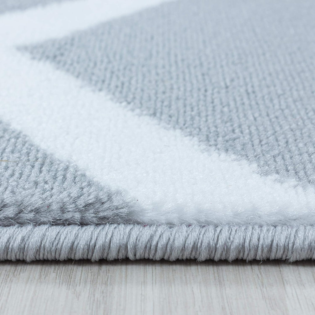 Kurzflor Wohnzimmerteppich Geometrisch Muster Soft Flur Teppich Wohnzimmer Schlafzimmer Flur Pflegel