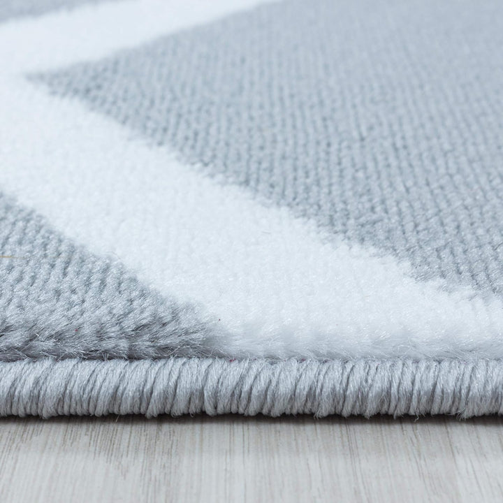 Kurzflor Wohnzimmerteppich Geometrisch Muster Soft Flur Teppich Wohnzimmer Schlafzimmer Flur Pflegel