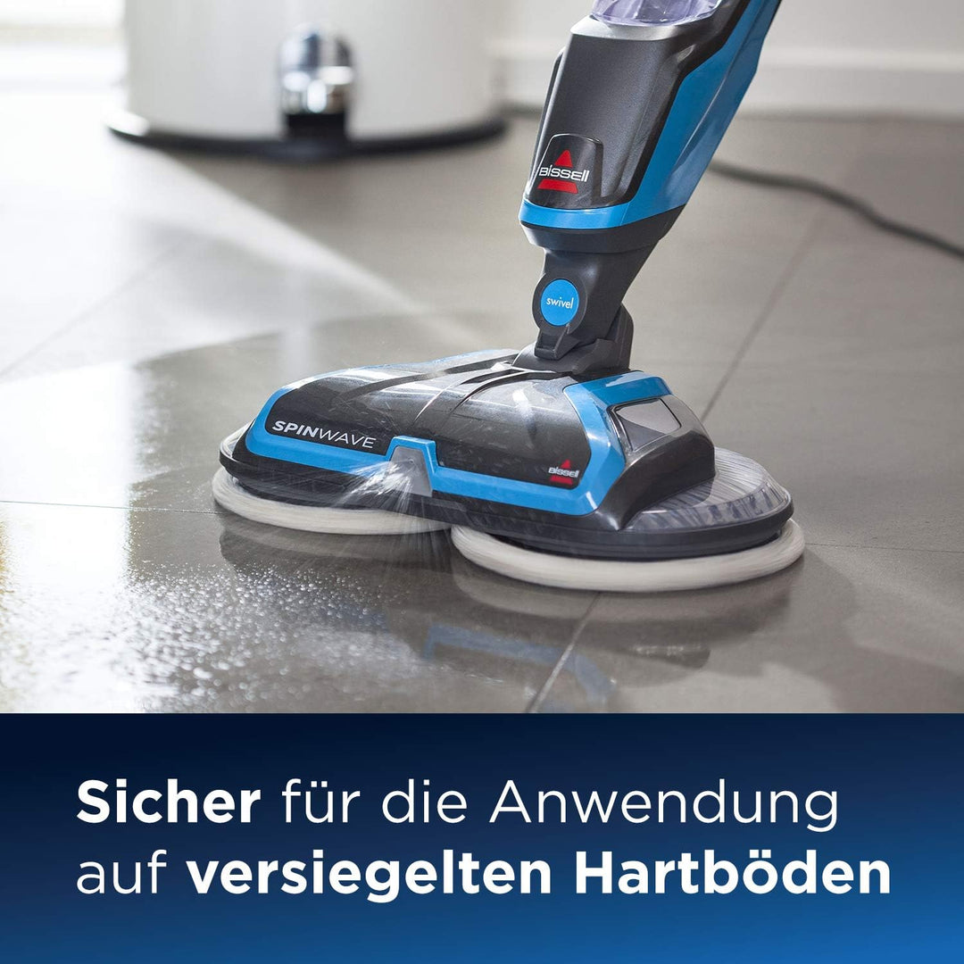 Bissell 20522 Spinwave Elektrischer Mop für Hartböden, 105 W, Spinwave