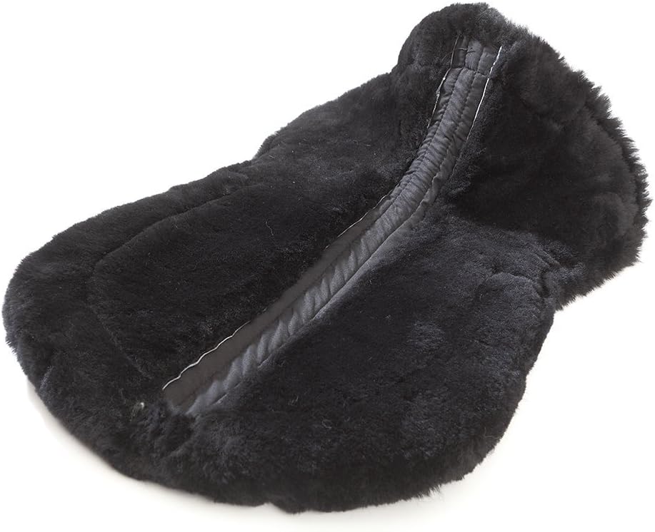 Kavalkade Sattelkissen mit med Lammfell M Schwarz, M Schwarz