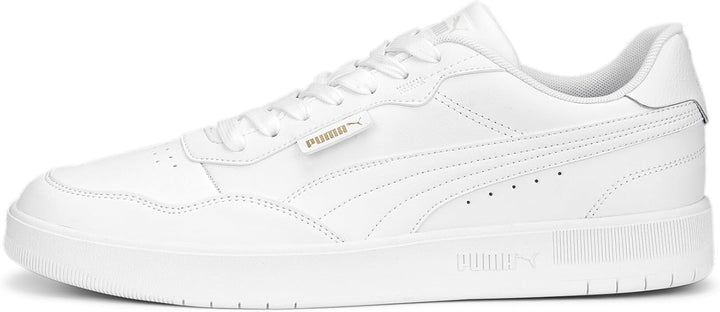 PUMA Herren Court Ultra Lite Sneaker 37.5 EU Puma White Puma White Puma Gold, 37.5 EU Puma White Pum