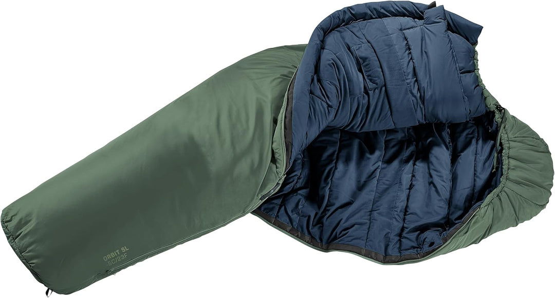 deuter Orbit -5C/23F Kunstfaserschlafsack Slim Line (Körpergrösse bis ~175 cm), Slim Line (Körpergrö