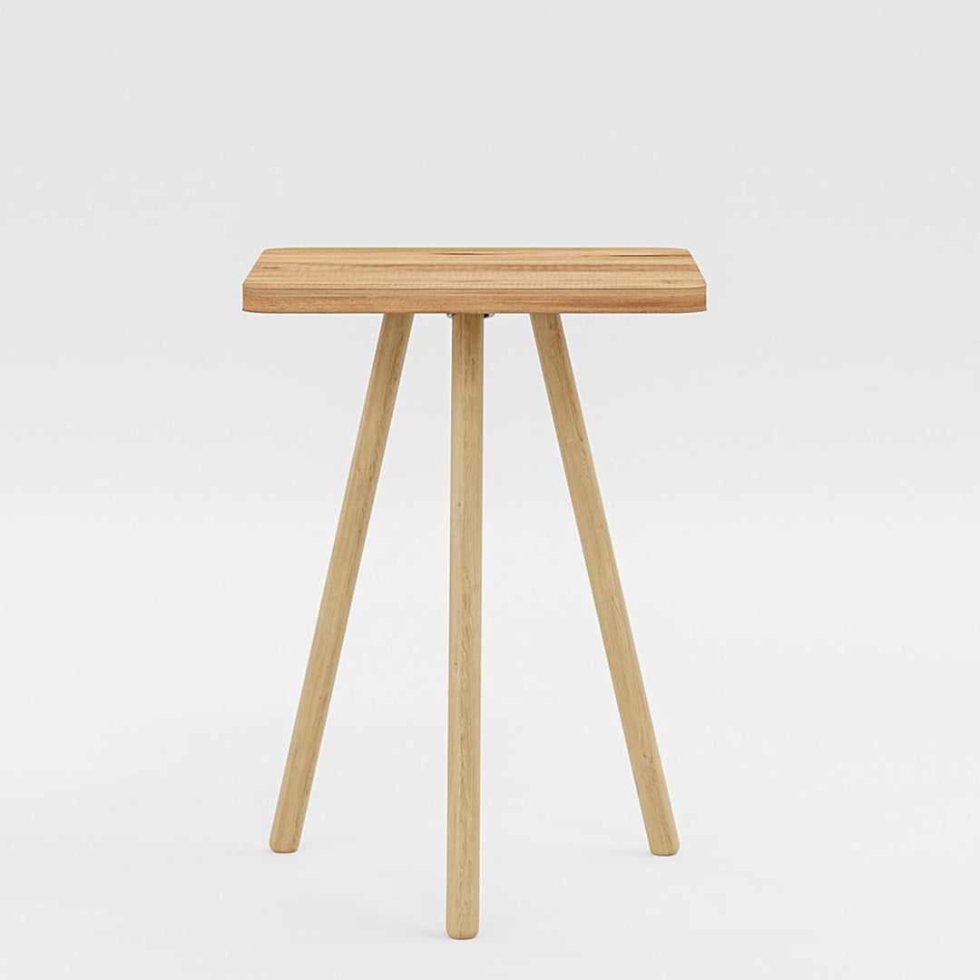 Beistelltisch Eiche 34x45 cm Holzbeine Sofatisch Couchtisch Nachttisch Skandinavisch Natur Oak Quadr