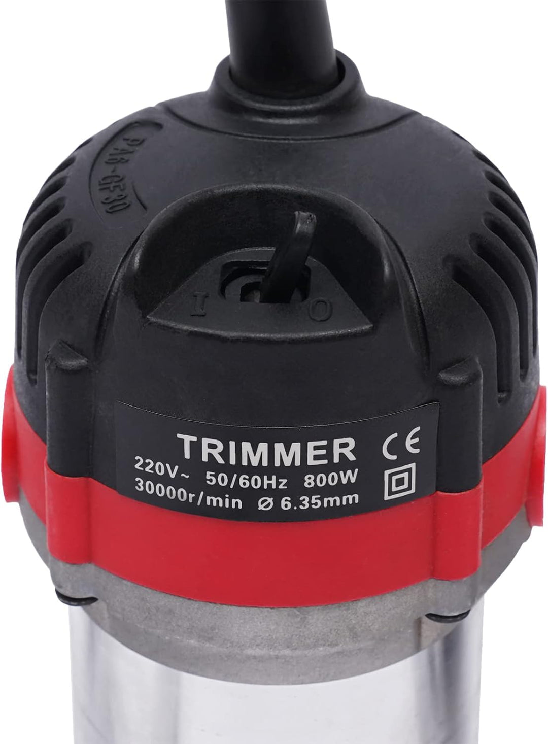 220V 30000RPM Oberfräse Trim Router - Elektrischer Hand Trimmer für 1/4" Holz. Kantenfräse mit 800W