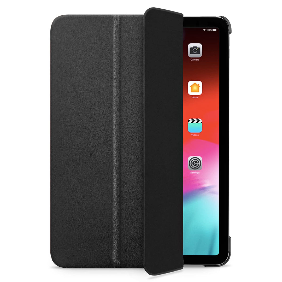 WIIUKA Hülle für iPad Pro 12.9" (2022-2020), Deutsches Leder, Lederhülle extra Dünn, Premium Smart-C