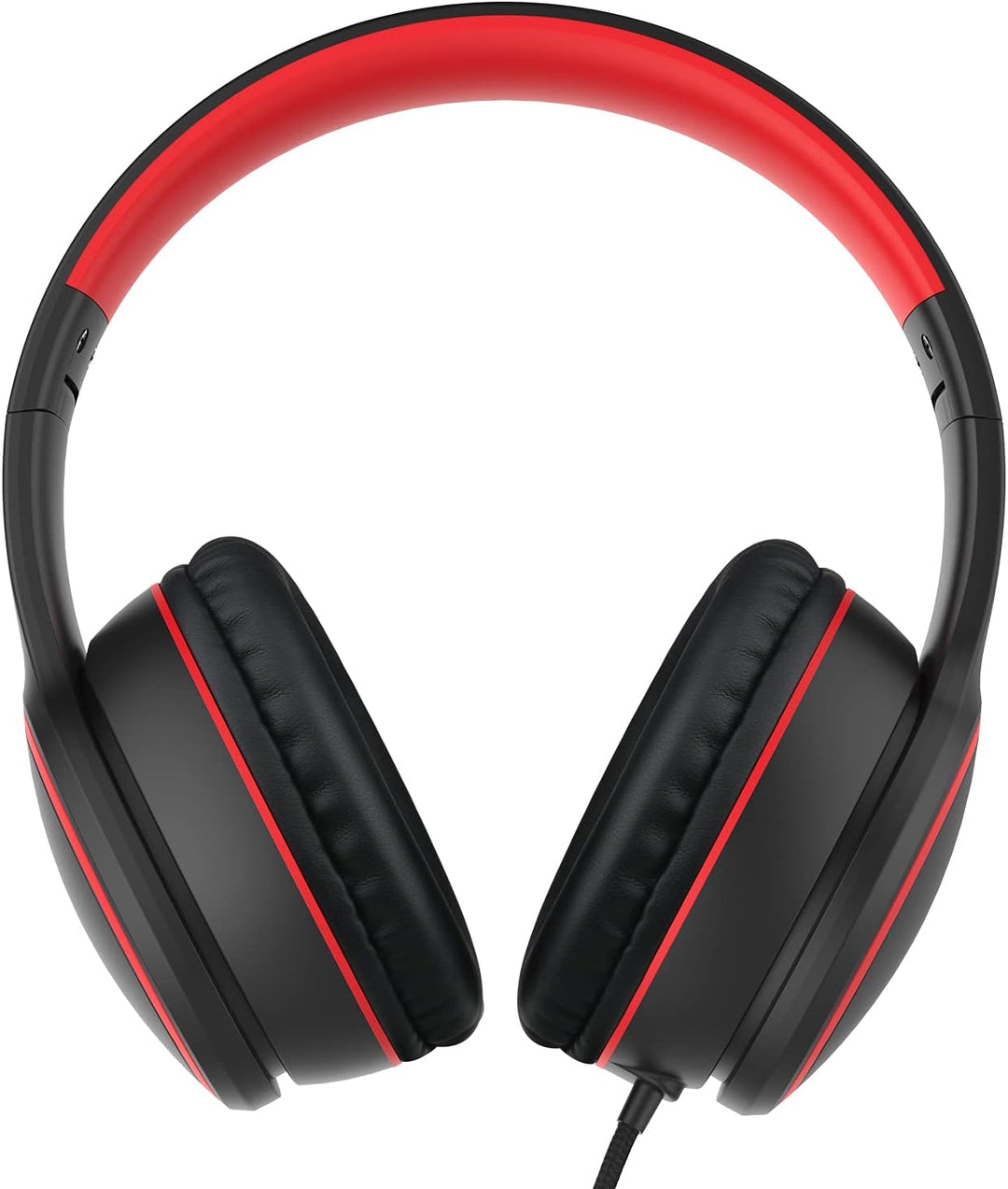 RORSOU R10 Over-Ear-Headphones mit Mikrofon, leichte Faltbare Stereo-Bass-Headset mit 1,5 m Nicht ve