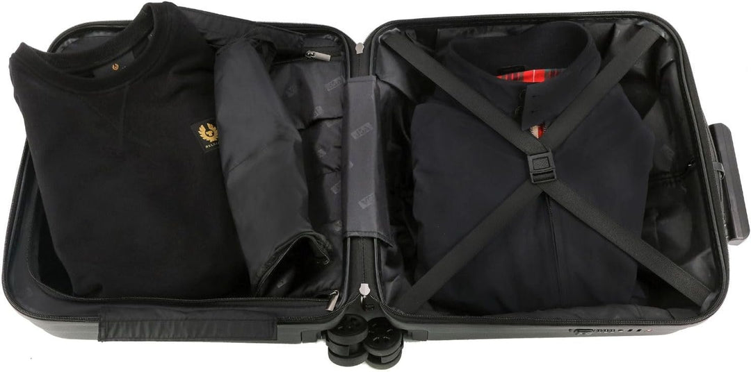 JSA 45554 Trolley-Koffer ABS, 2 in 1 Reisetrolley, Rollkoffer aus ABS Kunststoff, Reisekoffer mit do