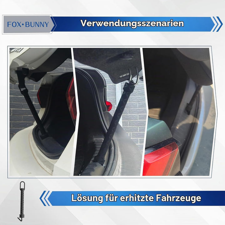Heckklappenaufsteller – Pet Ventilation Car Door Lock – Latch Hook Dog Guard for Car Boot/Trunk Lid