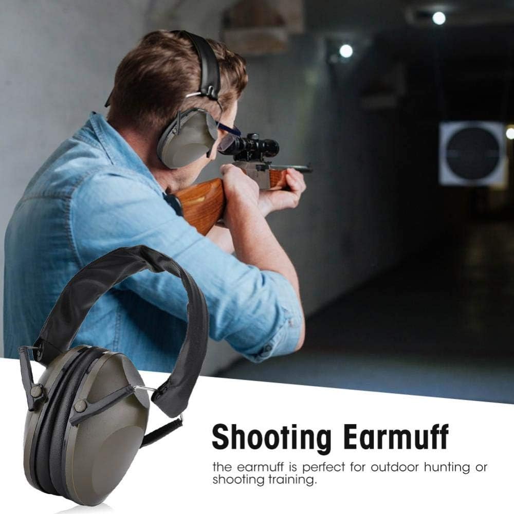 Zerone Schalldichte Ohrenschützer, Anti-Lärm Tactical Headset Gehörschutz für Schiessen Flughäfen Ga