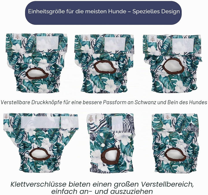 CuteBone Wiederverwendbare Hundewindeln,3 Stück Hochsaugfähig und Umweltfreundlich Hundewindeln, Was
