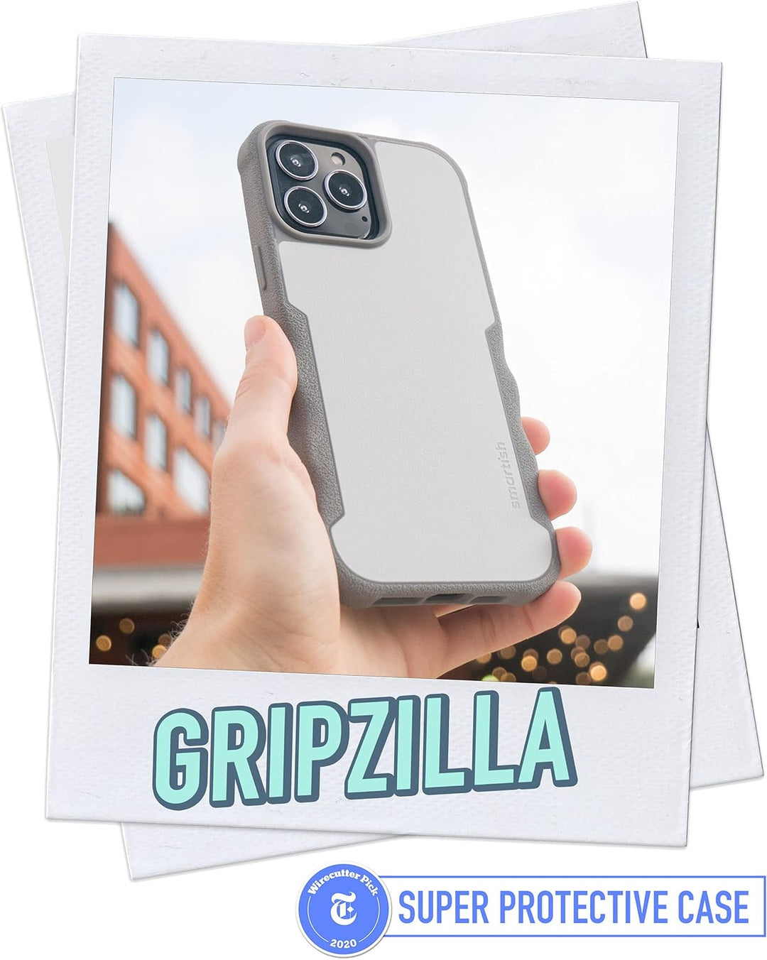 Smartish Gripzilla Schutzhülle für iPhone 13 Pro Max, kompatibel mit MagSafe [robust und robust], ge
