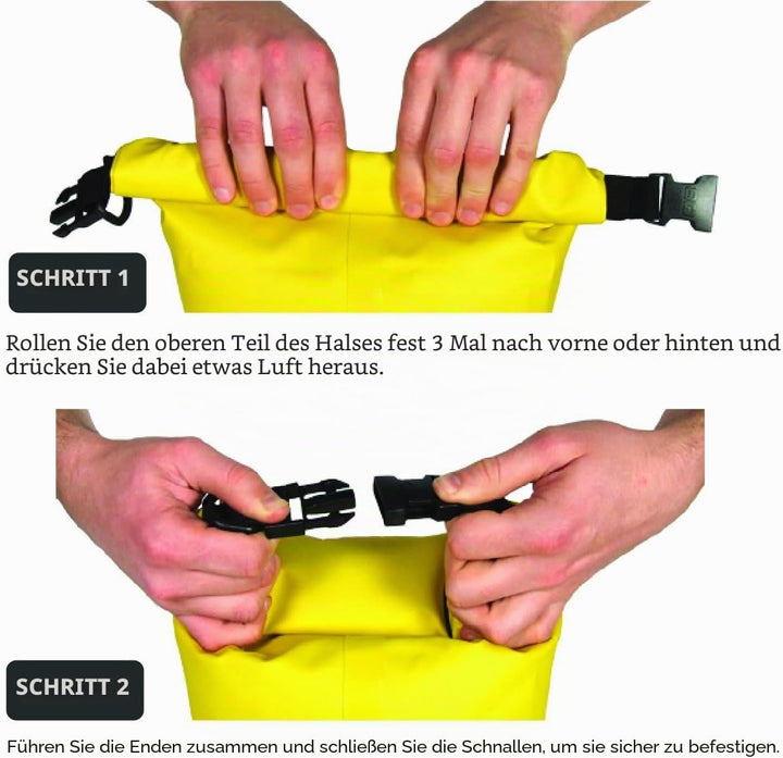 Overboard Wasserdichte Trockenröhrentasche mit verstellbarem Schulterriemen zum Bootfahren, Kajak, A