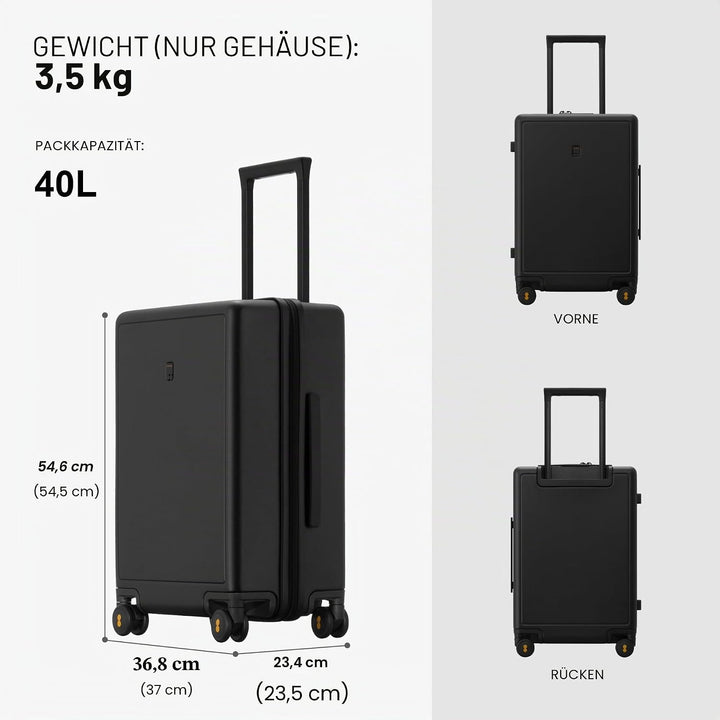LEVEL8 Koffer Trolleys, handgepäck Leichtgewicht 100% PC TSA Zahlenschloss Elegance Matte Design 8 S