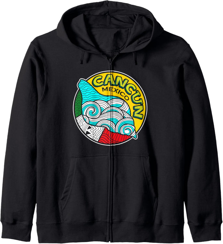Cancun Mexico Souvenir Geschenk Frühlingsferien Sommerurlaub Kapuzenjacke