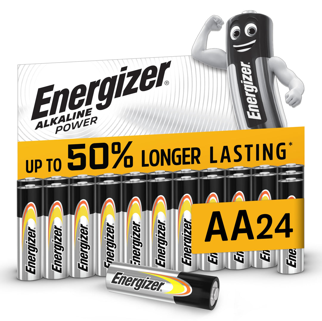 Energizer Batterien AA, Alkaline Power Batterie, 24 Stück, 24 Stück