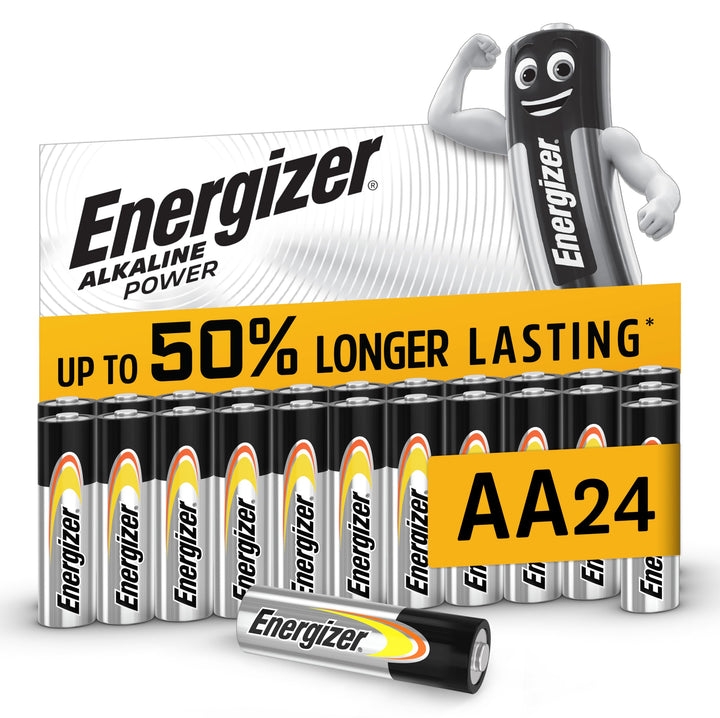 Energizer Batterien AA, Alkaline Power Batterie, 24 Stück, 24 Stück