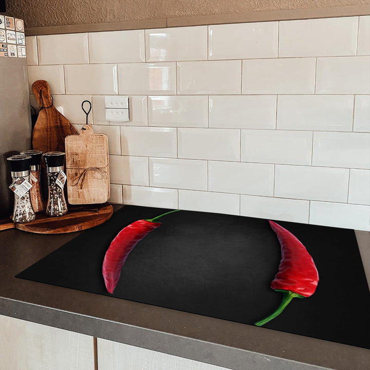 KitchenYeah© Herdabdeckplatte Einteilig Küche Herdabdeckung Ceranfeld Kochfeld Abdeckung Induktionsk