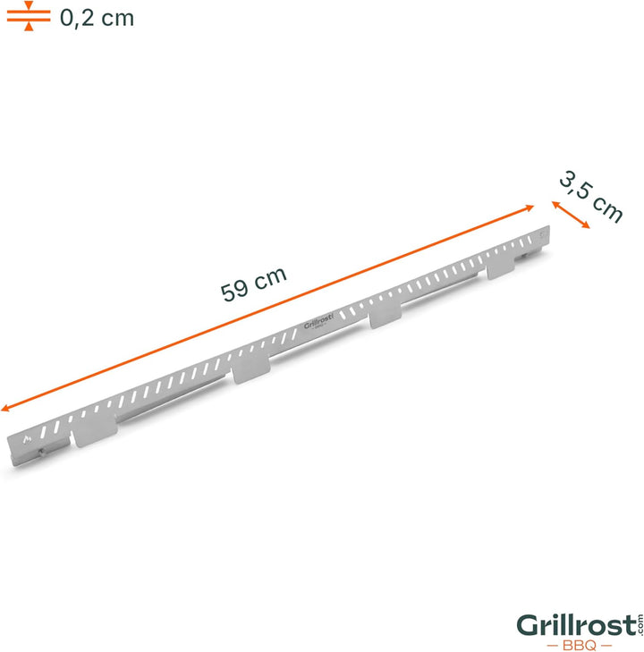 Grillrost.com Das Original Windabweiser passend für Rösle Videro G3 - Montieren und mehr Spass am Gr