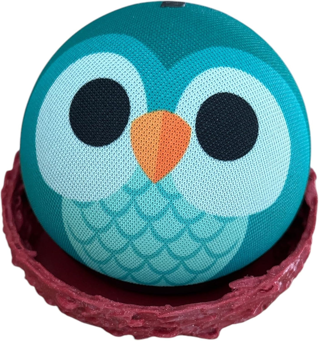 Eulen-Nest Halter für Echo Dot Kids, Kugelförmige Lautsprecher, Eulennest, Dekorativer Lautsprechers