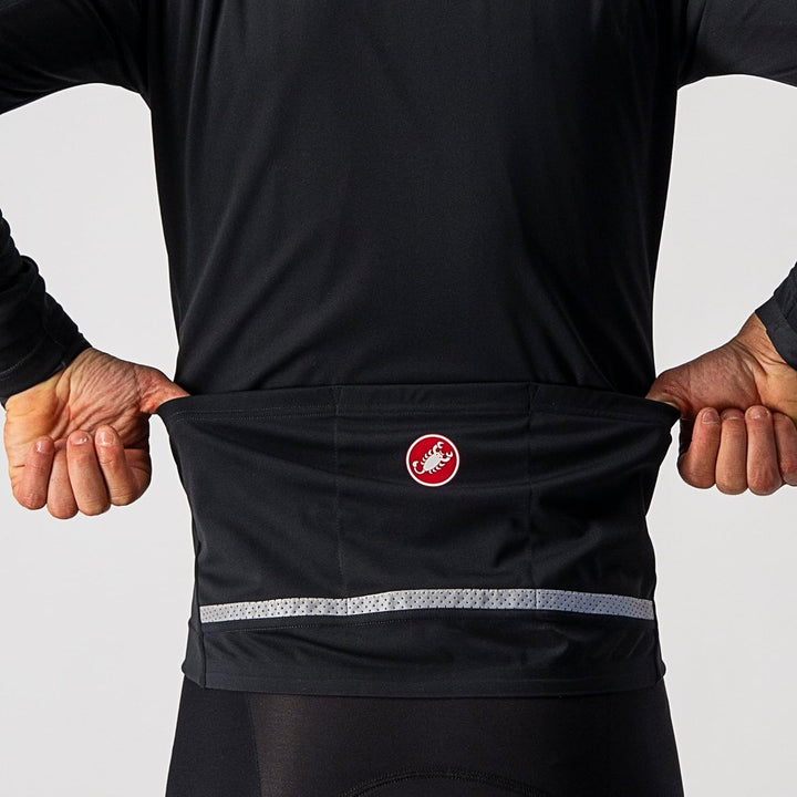 Castelli Herren Go Jacket Jacket (1er Pack) M LIGHT BLACK/WHITE, M LIGHT BLACK/WHITE