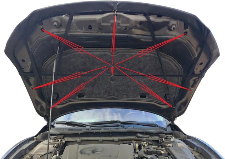 AB3-00081 CARBON OPTIK Auto Bra kompatibel mit Mazda 6 Bj. seit 2012 Haubenbra Steinschlagschutz Tun