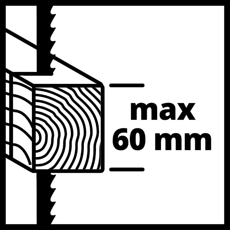 Einhell Stichsäge TC-JS 60/1 (400 W, max. 60 mm, Drehzahlelelektronik, werkzeugloser Sägeblattwechse