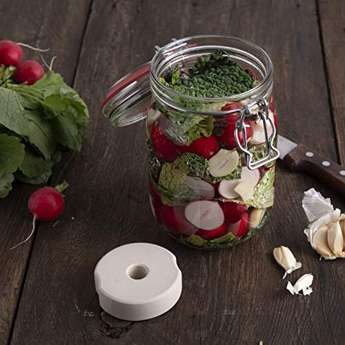 Beschwerungsstein 7 cm/ - 4 STÜCK - Sauerkraut herstellen/Kimchi und Gemüse Fermentieren im 4er Pack