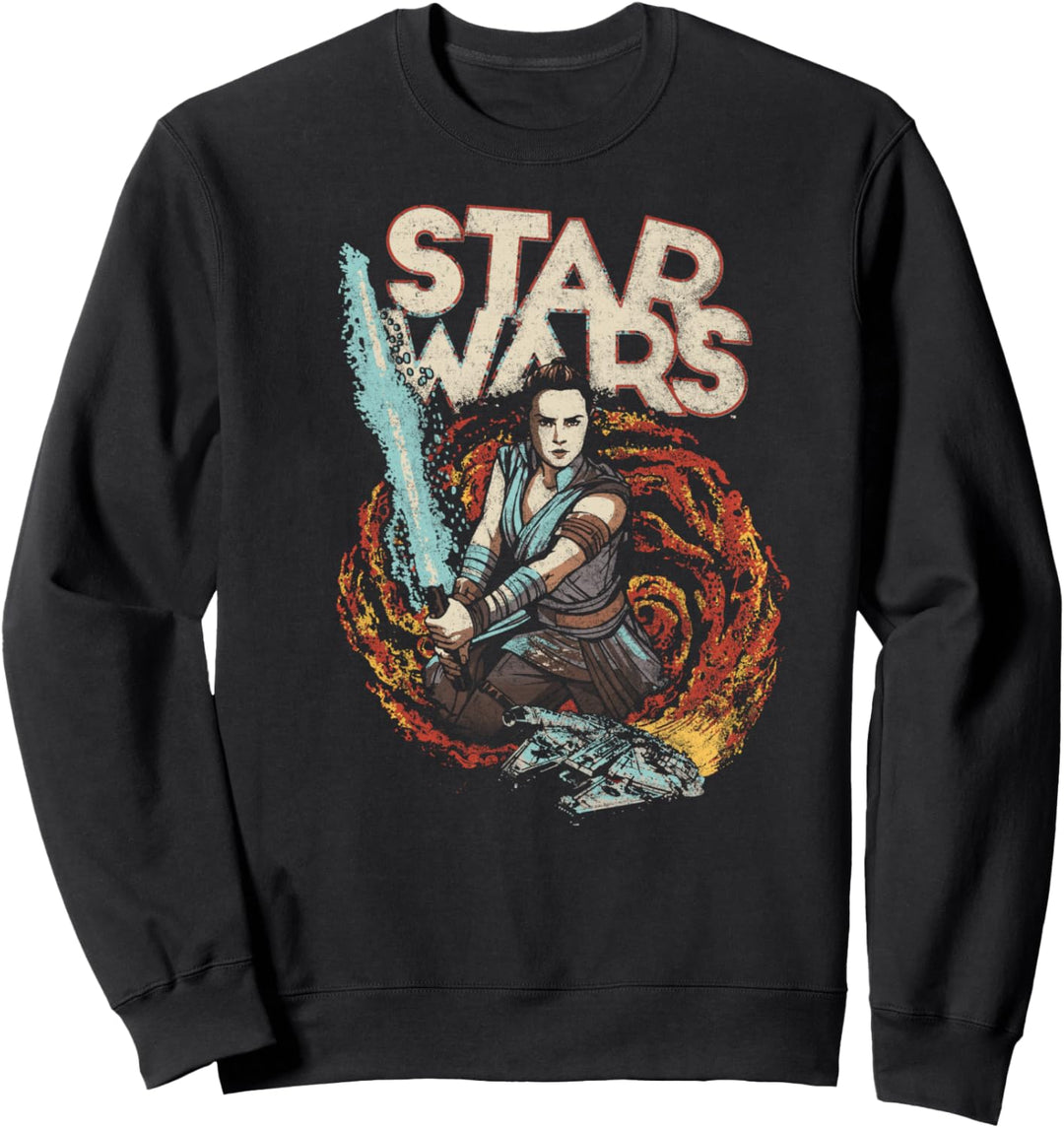 Star Wars: The Rise Of Skywalker Rey & Millennium Falcon Sweatshirt