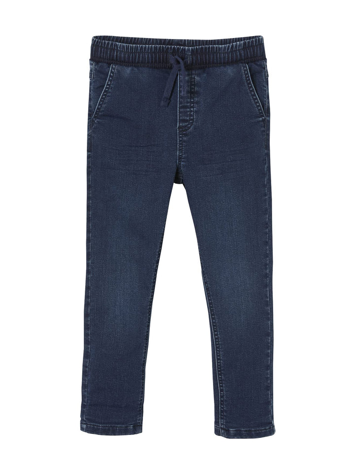 Vertbaudet Gefütterte Jungen Jeans, Straight-Fit, Bundweite verstellbar Bleu 86, Bleu 86