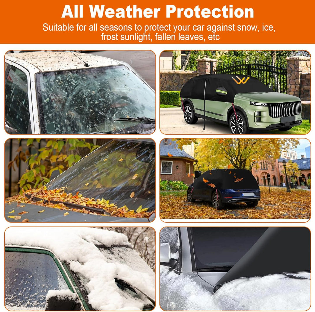 Halbgarage für Chery Jaecoo 7/J7 2024–2025, 420D Oxford, wasserdichte Autoabdeckung, Allwetterschutz