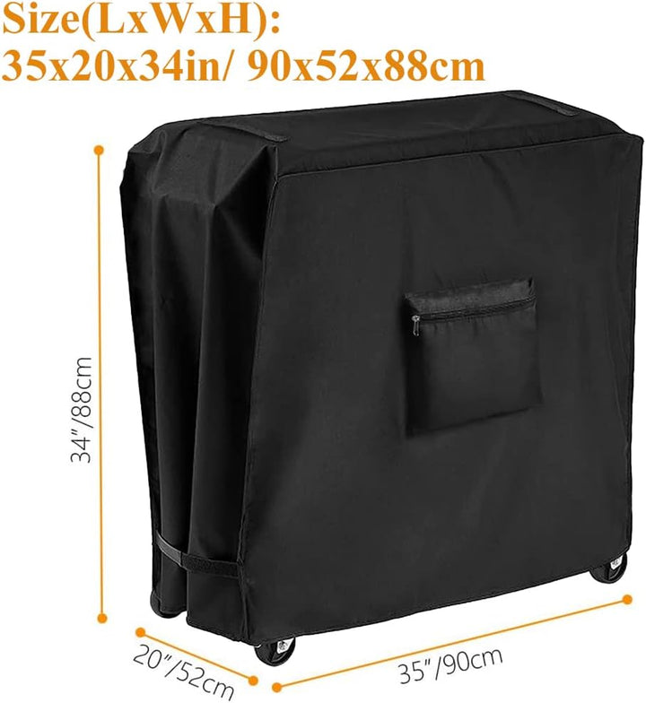 Kühlwagen-Abdeckung, wasserdicht, staubdicht, UV, tragbar, für Terrasse, Rollkühler, Eistruhe, Party
