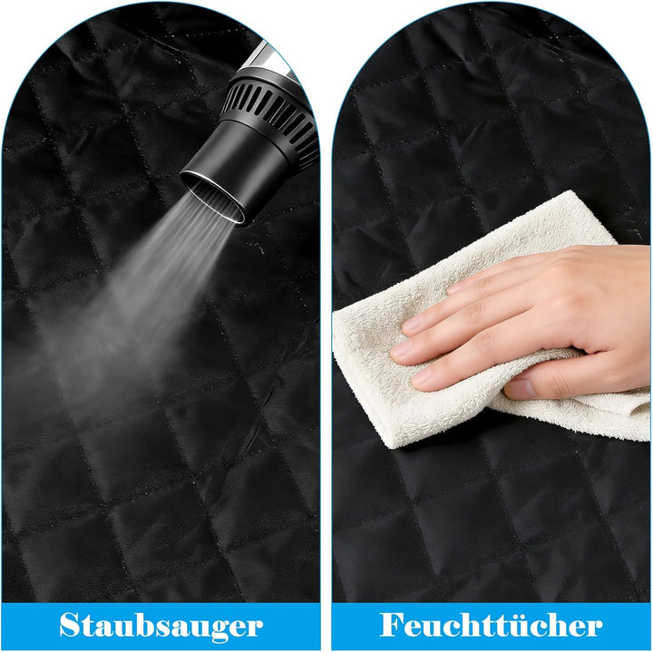 Kofferraum Schutzmatte mit 3 Taschen, 103x180cm Hundebox Auto Kofferraum Hundeschutz, Kofferraummatt