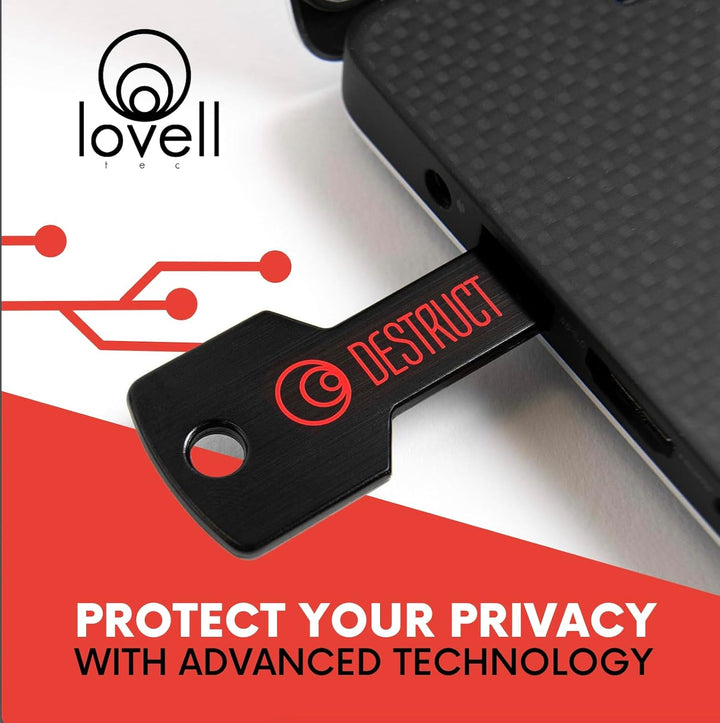 Destruct Lovell Pro Festplatten-Datenlöscher, permanentes Löschen von Computerdaten, HDD-Löschwerkze