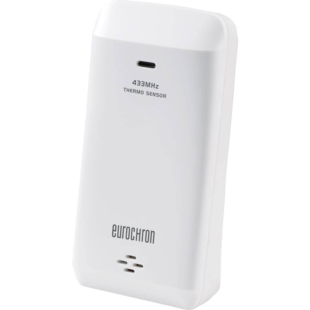 Eurochron Thermo Sensor EPTES-D1 Funk-Thermologger, Weiss