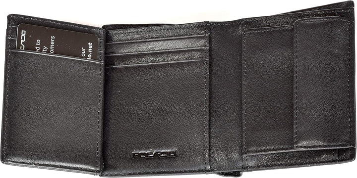 Geldbörse Herren Nappaleder | Münzfach & RFID Schutz | Leder Portmonee klein | Slim Wallet | Geldbeu