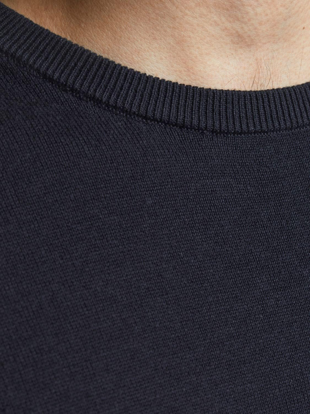 JACK & JONES Herren Strickpullover Rundhalspullover JJEEMIL Knit Crew Neck S Darkblue1, S Darkblue1