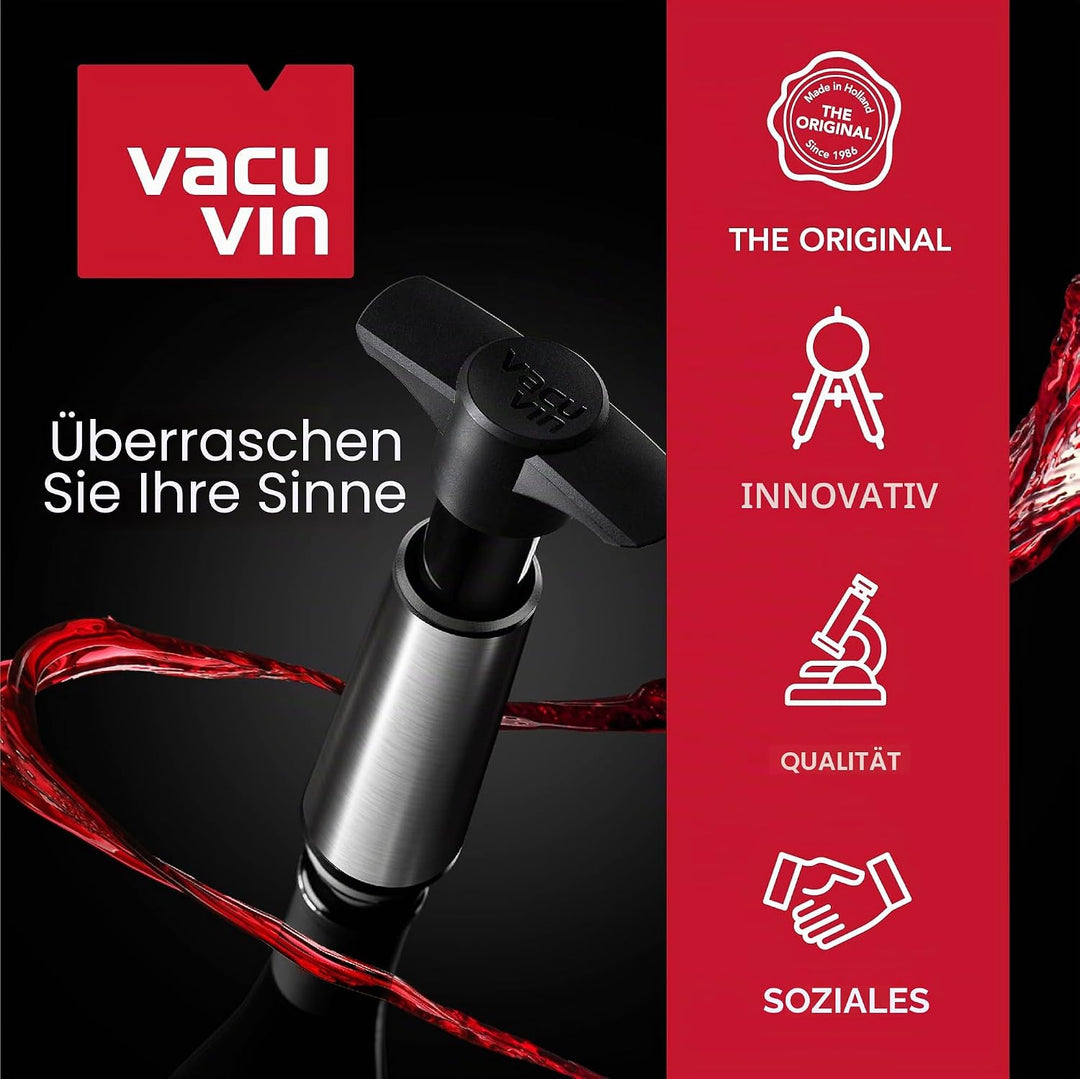 Vacu Vin Flexibler Weinkühler - Wiederverwendbar - Königliches Gold - Flaschenkühler Manschette für
