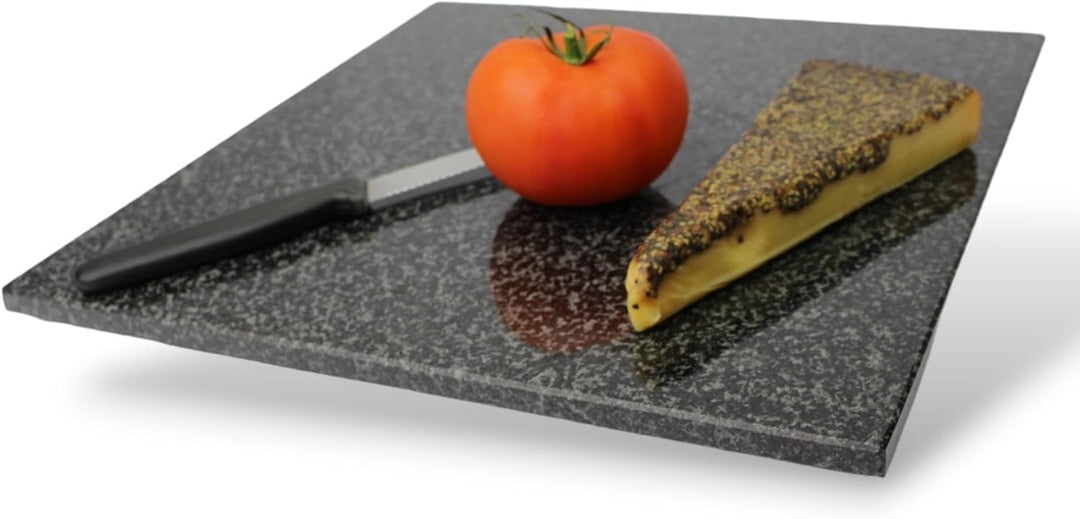 Granit Schneidebrett 40X30cm Servierplatte Küchenbrett Made in Germany PREMIUM Schneideplatte aus Gr