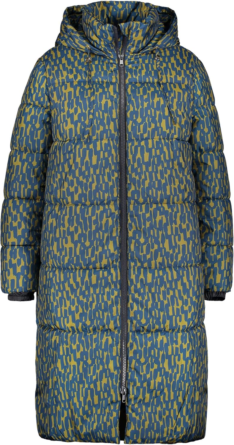 Samoon Damen Mantel Nicht Wolle 42 Dark Star Fruit gemustert, 42 Dark Star Fruit gemustert