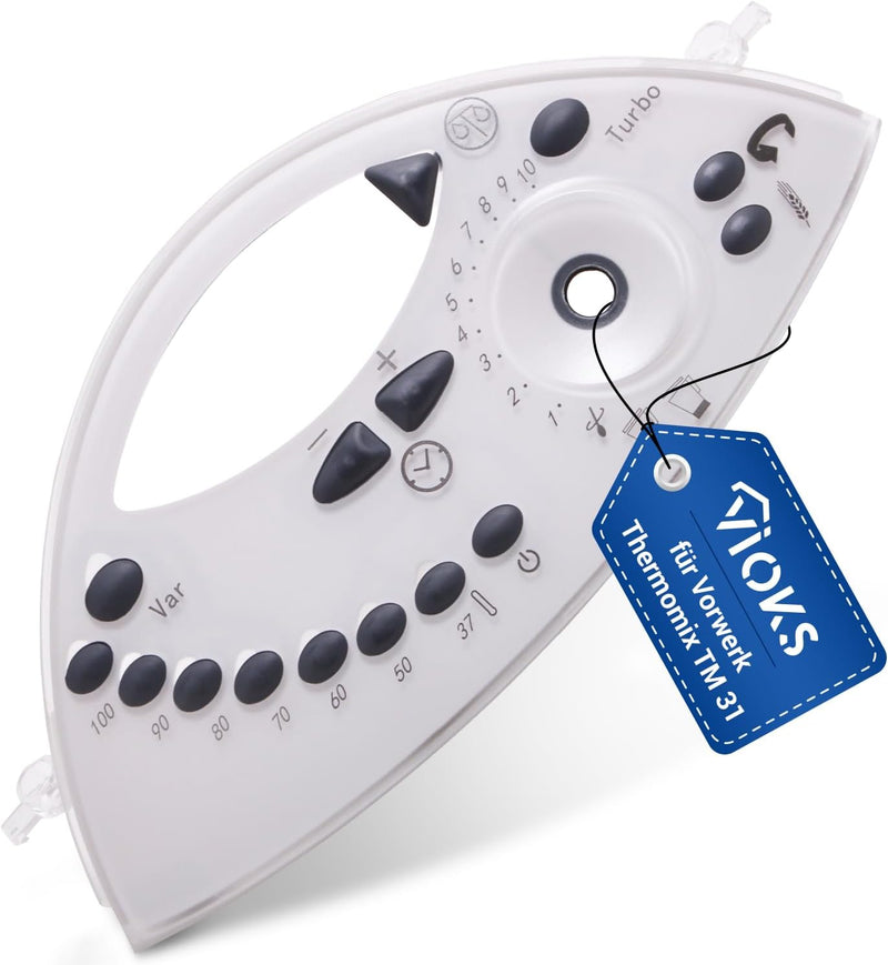 VIOKS Frontabdeckung Tastaturmaske für Vorwerk Thermomix TM31 / Thermomix TM31 Ersatzteile/Vorwerk T